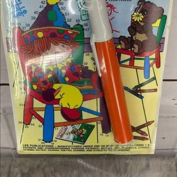 Lee Publications Dot To Dot Invisible Ink Book 4 Coloring book Teddy Bear NEW - Picture 4 of 7
